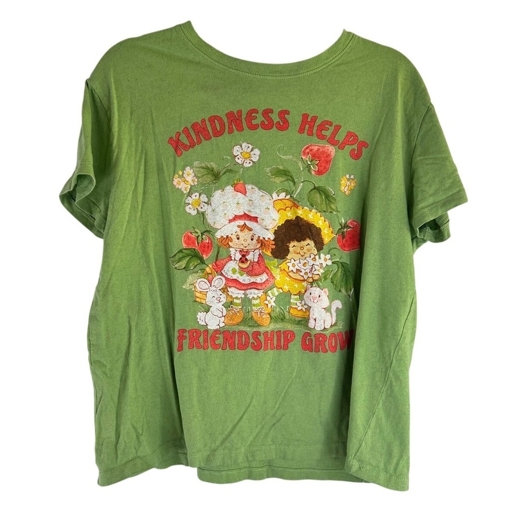 Strawberry Shortcake Green T-Shirt Size Large